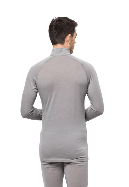 Jack Wolfskin Alpspitze Wol L/s Hz M Medium Grey Heather