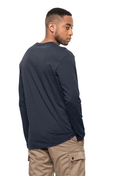 Jack Wolfskin Brands Essential Longsleeve M Night Blue