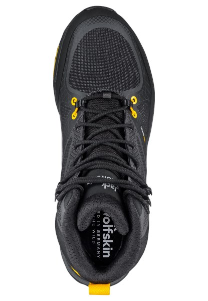 Originele Zwart-potige Gele Xt Force Trekker Texapore Mid M Jack Wolfskin