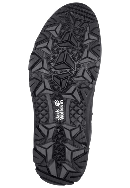 Vojo 3 Wt Texapore Mid M Phantom-zwart Fashion Jack Wolfskin