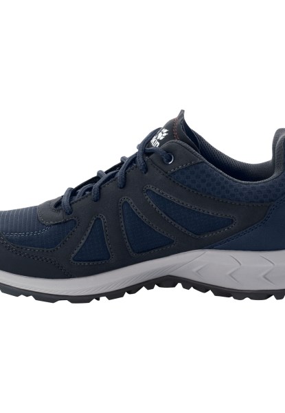 Jack Wolfskin Donkerblauw-rood Herkomst Bos 2 Texapore Laag M