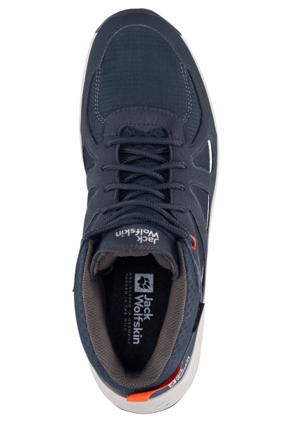 Jack Wolfskin Merk Woodland 2 Texapore Mid M Donkerblauw-rood