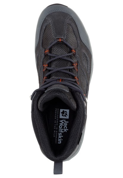 Grijs-oranje Jack Wolfskin Best Vojo 3 Texapore Mid M