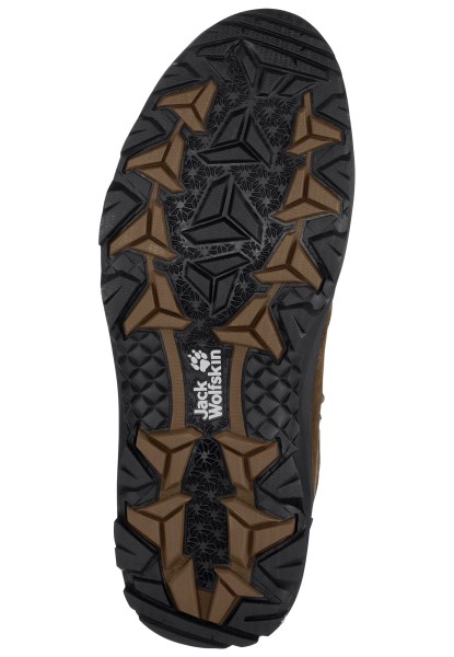 Brown-phantom Jack Wolfskin Vojo 3 Wt Texapore Mid M Nieuw
