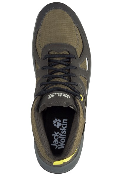 Origineel Jack Wolfskin Woodland 2 Texapore Mid M Kaki-groen
