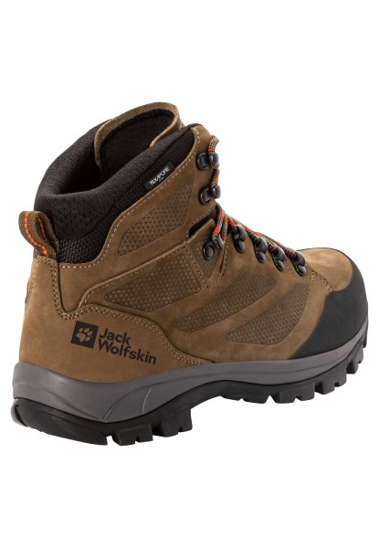 Rebellion Texapore Mid M Jack Wolfskin Bruin-rood Nieuw