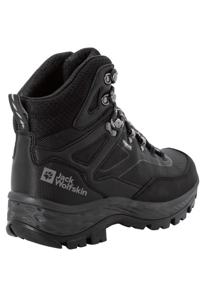Jack Wolfskin Rebellie Gids Texapore Mid M Nieuw Zwart
