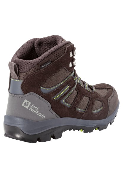 Vojo 3 Texapore Mid M Donkerbruin-limoen Origine Jack Wolfskin