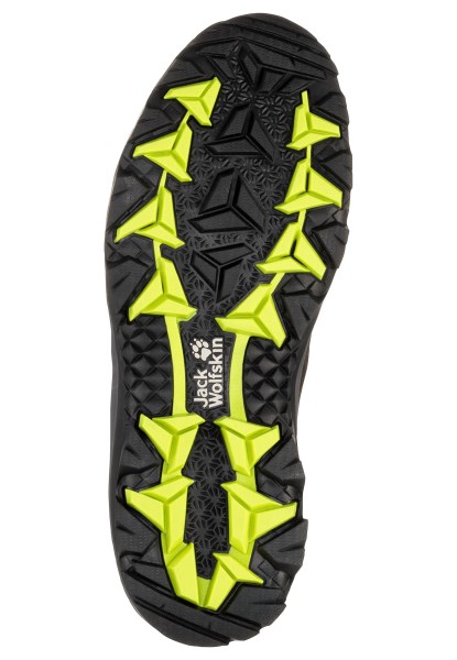 Vojo 3 Texapore Low M Brands Donkerbruin-limoen Jack Wolfskin