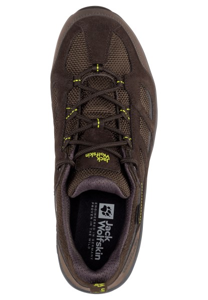 Vojo 3 Texapore Low M Brands Donkerbruin-limoen Jack Wolfskin
