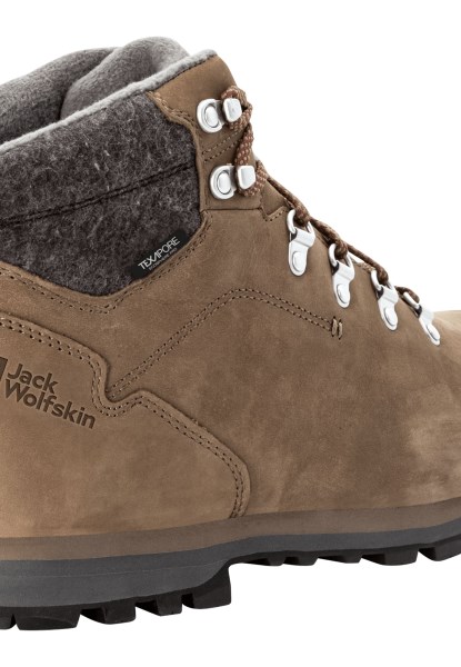 Jack Wolfskin Nieuw Lichtbruin-lichtgrijs Thunder Bay Texapore Mid M