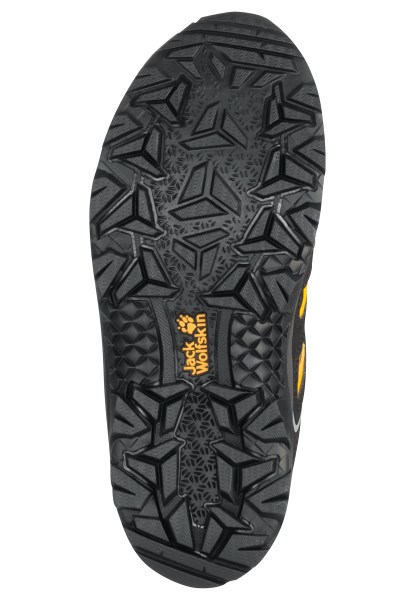 Zwart-potig Geel Best Vojo Texapore Low K Jack Wolfskin