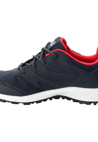 Nacht Blauw-rood Bos Texapore Low K Jack Wolfskin Nieuw
