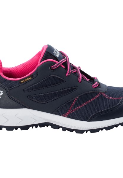Nacht Blauw-roze Bos Texapore Low K Fashion Jack Wolfskin