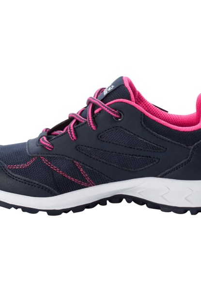 Nacht Blauw-roze Bos Texapore Low K Fashion Jack Wolfskin