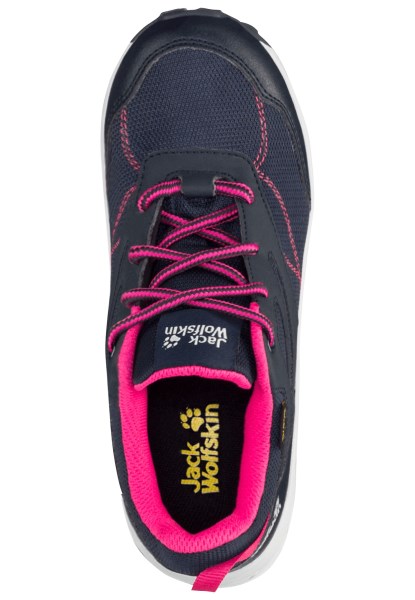 Nacht Blauw-roze Bos Texapore Low K Fashion Jack Wolfskin