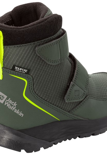 Jack Wolfskin Groen-gele Ijsbeer Texapore Mid Vc K Origin