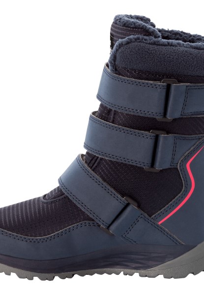 Brands Jack Wolfskin Polar Boot Texapore High Vc K Donkerblauw-roze