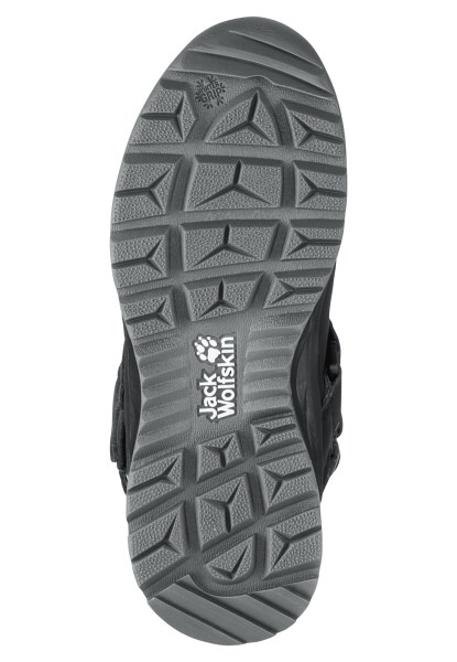 Originele Zwart-grijze Jack Wolfskin Polar Laars Texapore High Vc K