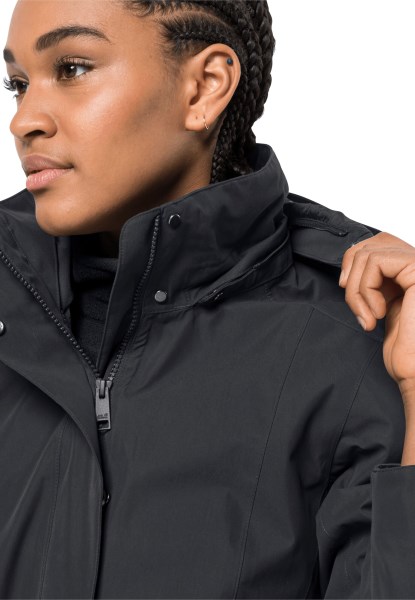 Jack Wolfskin Ottawa Jas Zwart Heet