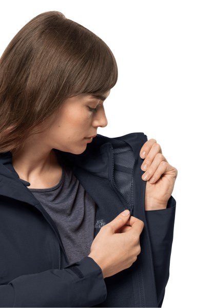 Jack Wolfskin Moonrise 3in1 Jas Met Beste Nachtblauw