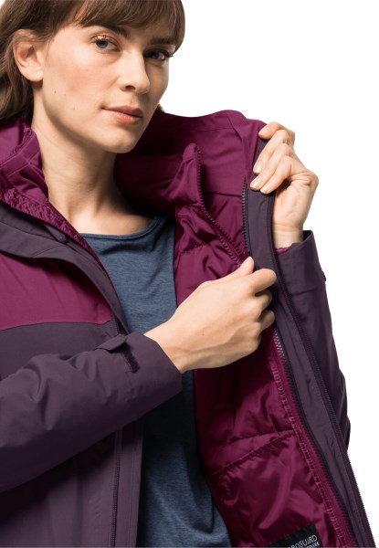 Beste Grapevine Jack Wolfskin Feldberg 3in1 Jas W
