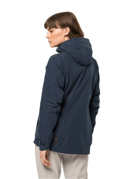 Jack Wolfskin Nachtblauw Merken Glaabach 3in1 Jas W
