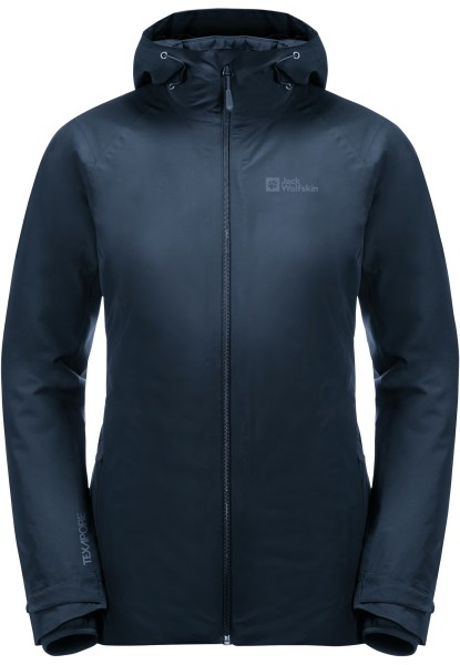 Jack Wolfskin Nachtblauw Merken Glaabach 3in1 Jas W