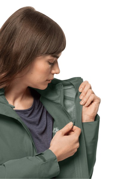 Jack Wolfskin Hedge Green Moonrise 3in1 Jas Met Origineel