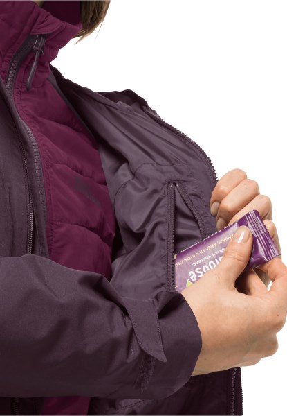 Jack Wolfskin Glaabach 3in1 Jas W Grapevine Nieuw