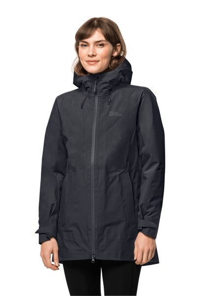 Zwart Herzberg 3in1 Jack Van Het Merk Jack Wolfskin