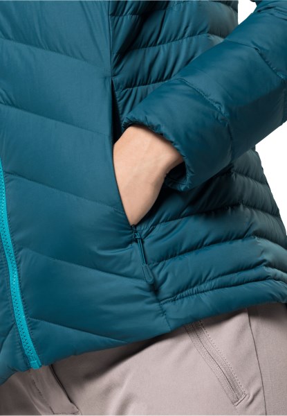 Toendra Donsjack Met Jack Wolfskin Blauwe Koraal Collecties