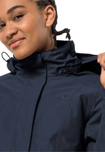 Jack Wolfskin Nachtblauwe New Madison Avenue Jas