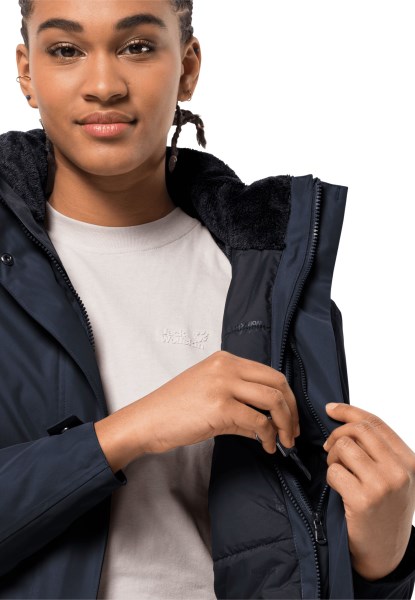 Jack Wolfskin Nachtblauwe New Madison Avenue Jas