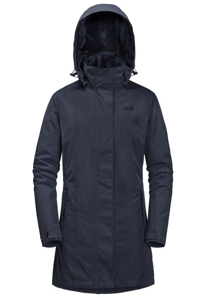 Jack Wolfskin Nachtblauwe New Madison Avenue Jas