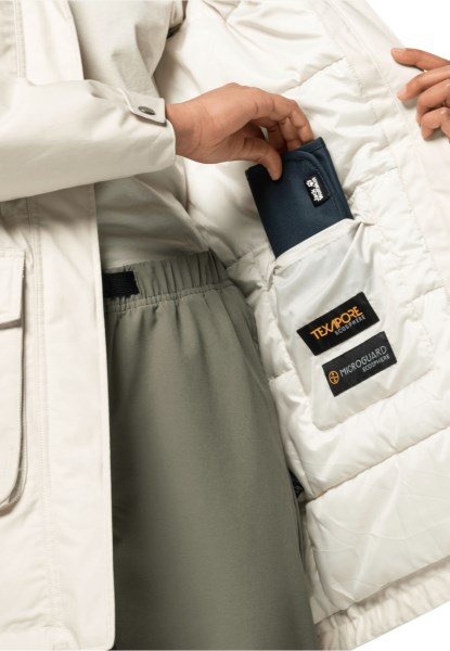 Jack Wolfskin Winterfrost Ins Parka W Winter Pearl Origin