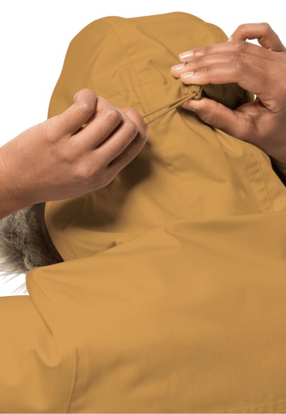 Amber Goud Jack Wolfskin Winter Frost In Parka W Merken