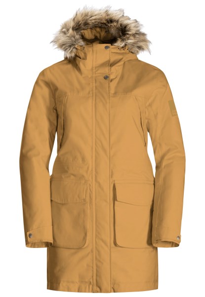 Amber Goud Jack Wolfskin Winter Frost In Parka W Merken