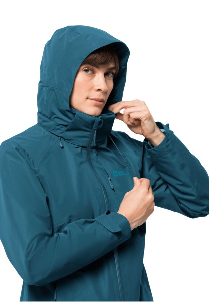 Jack Wolfskin Origins Blue Coral Bergland 3in1 Jas W