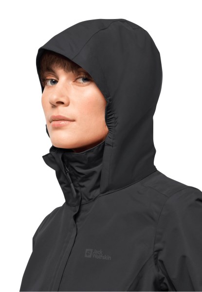 Jack Wolfskin Stormy Point 2l Jas W Zwart Merk