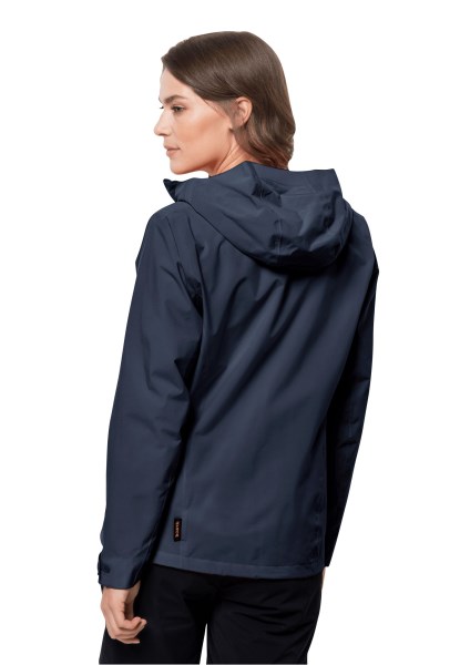 Nachtblauw Nieuwe Pack & Go Shell W Jack Wolfskin