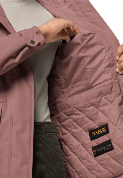 Jas Van Lake Louise W Afterglow Jack Wolfskin Nieuw