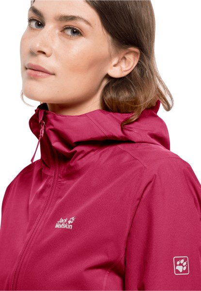 Jack Wolfskin Merken Cranberry Pack & Go Shell W