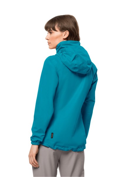 Zoetwaterblauwe Collectie Stormy Point 2l Jas Met Jack Wolfskin