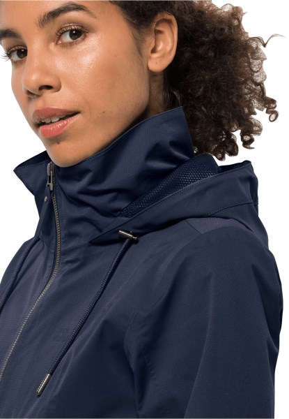 Brand Dakar Parka Met Nachtblauwe Jack Wolfskin