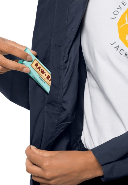 Brand Dakar Parka Met Nachtblauwe Jack Wolfskin