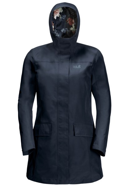 Originele Jack Wolfskin Cape York Paradise Jas In Nachtblauw