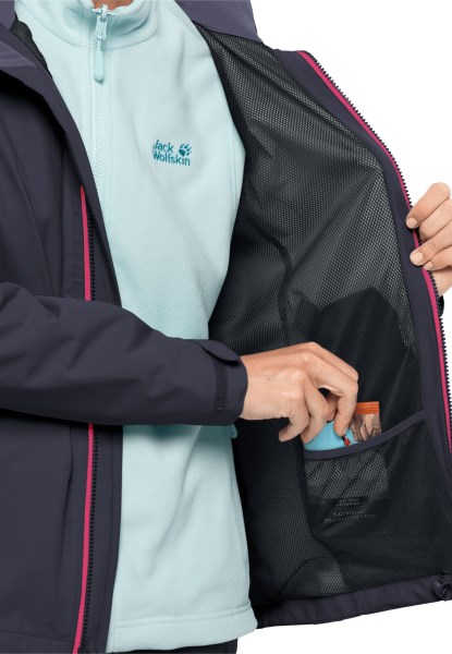 Evandale Jas Met Originele Jack Wolfskin Grafiet