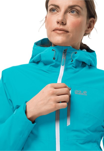 Donker Aqua Jack Wolfskin Eagle Peak Jack W Origin