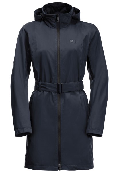 Nachtblauwe Merk Norden Port Jas Met Jack Wolfskin